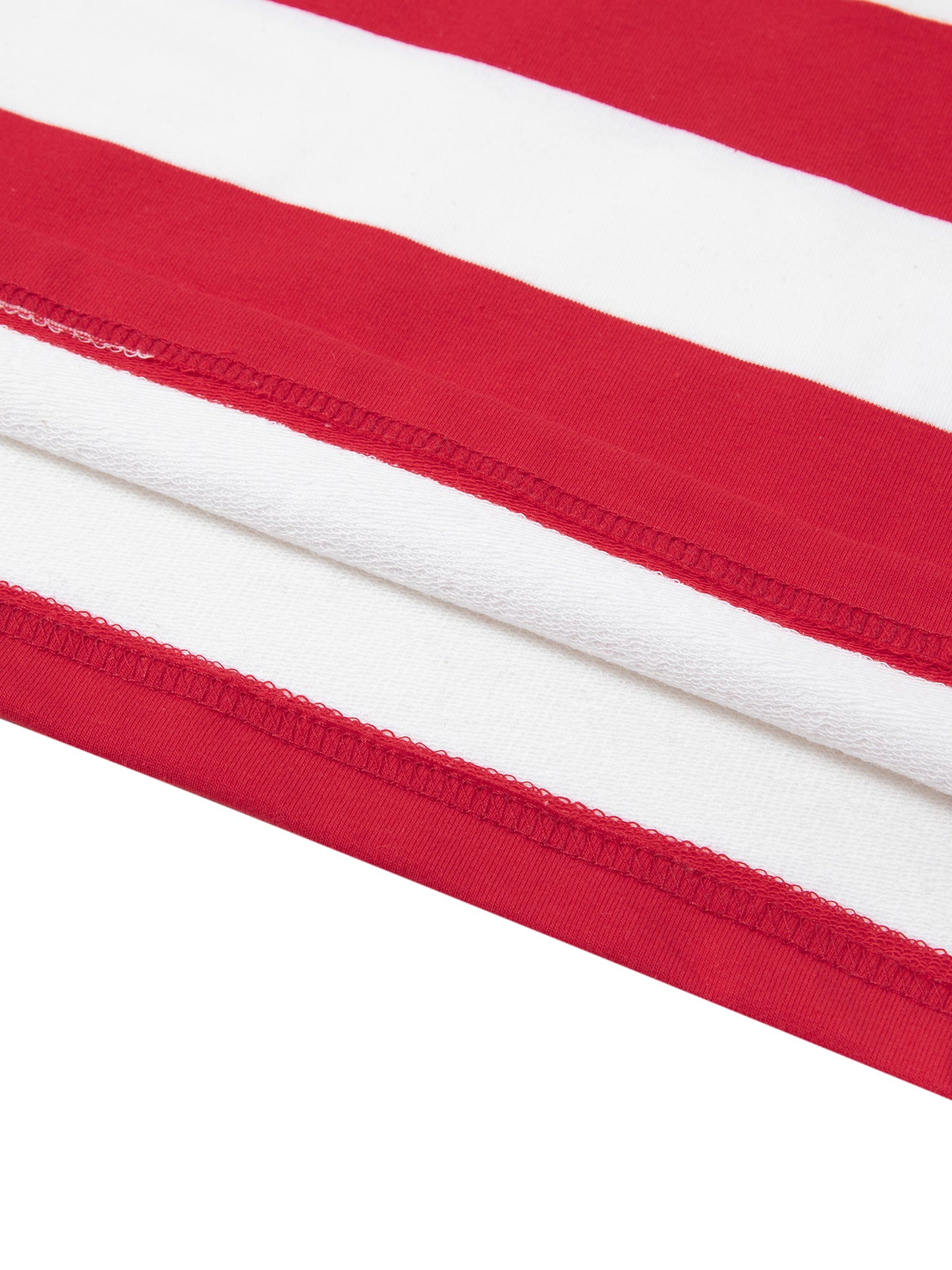 COLOR BLOCK STRIPE POLO SHIRT - WHITE WITH BLACK