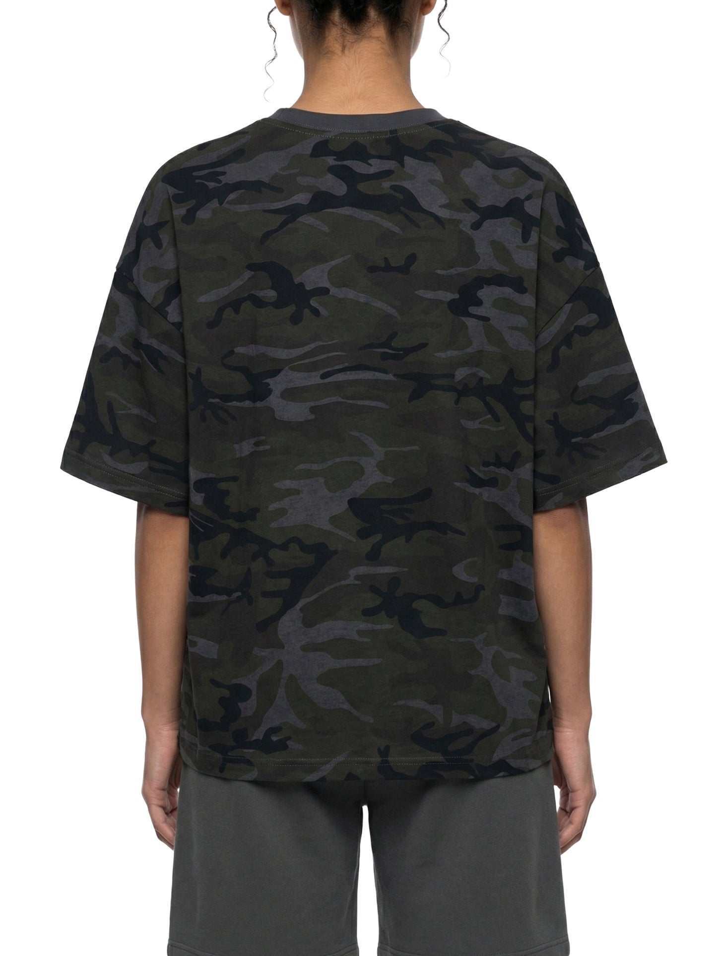 CAMO BOXY T-SHIRT - GRAY CAMO