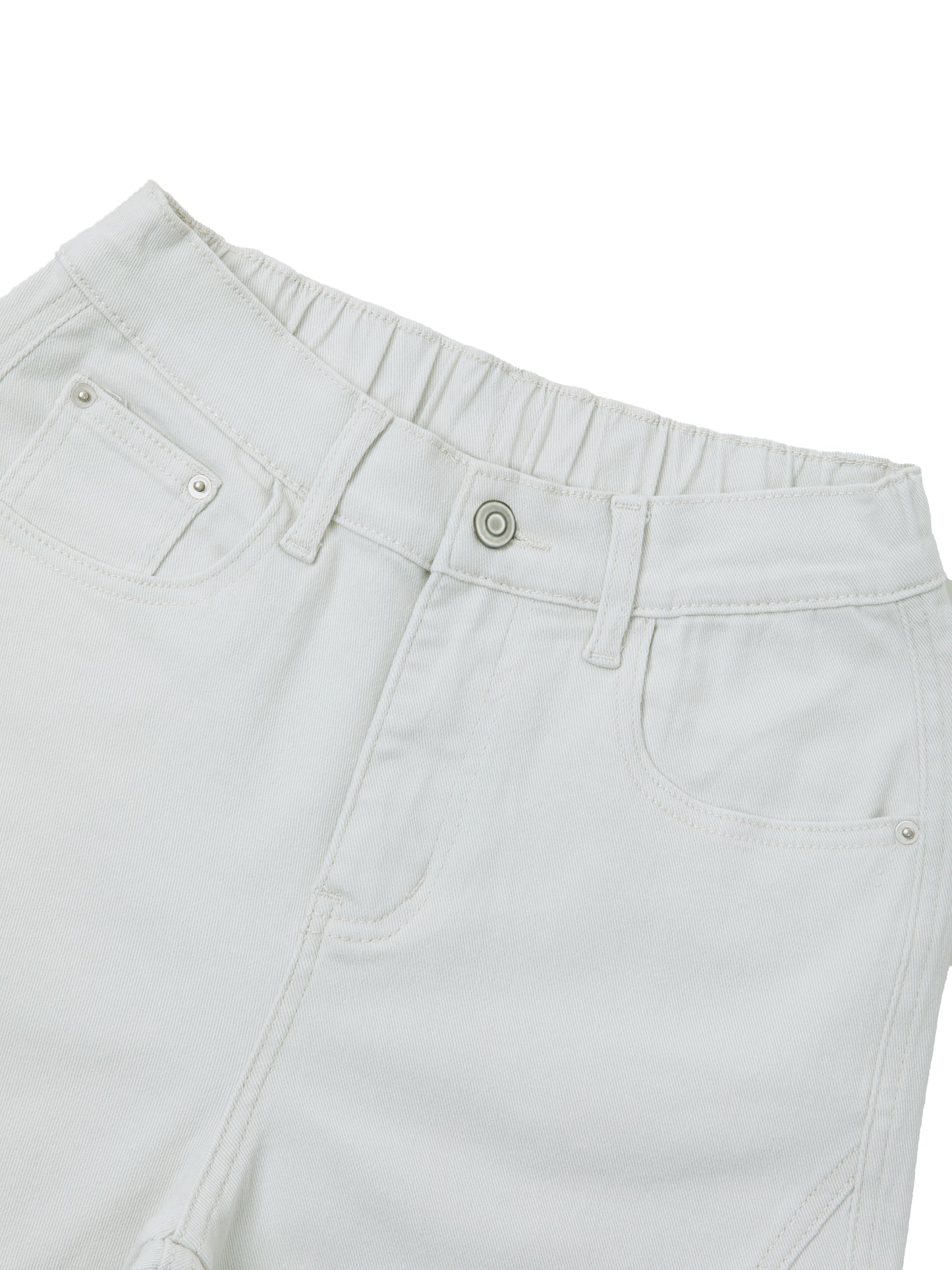 FLARED LEG JEANS - WHITE