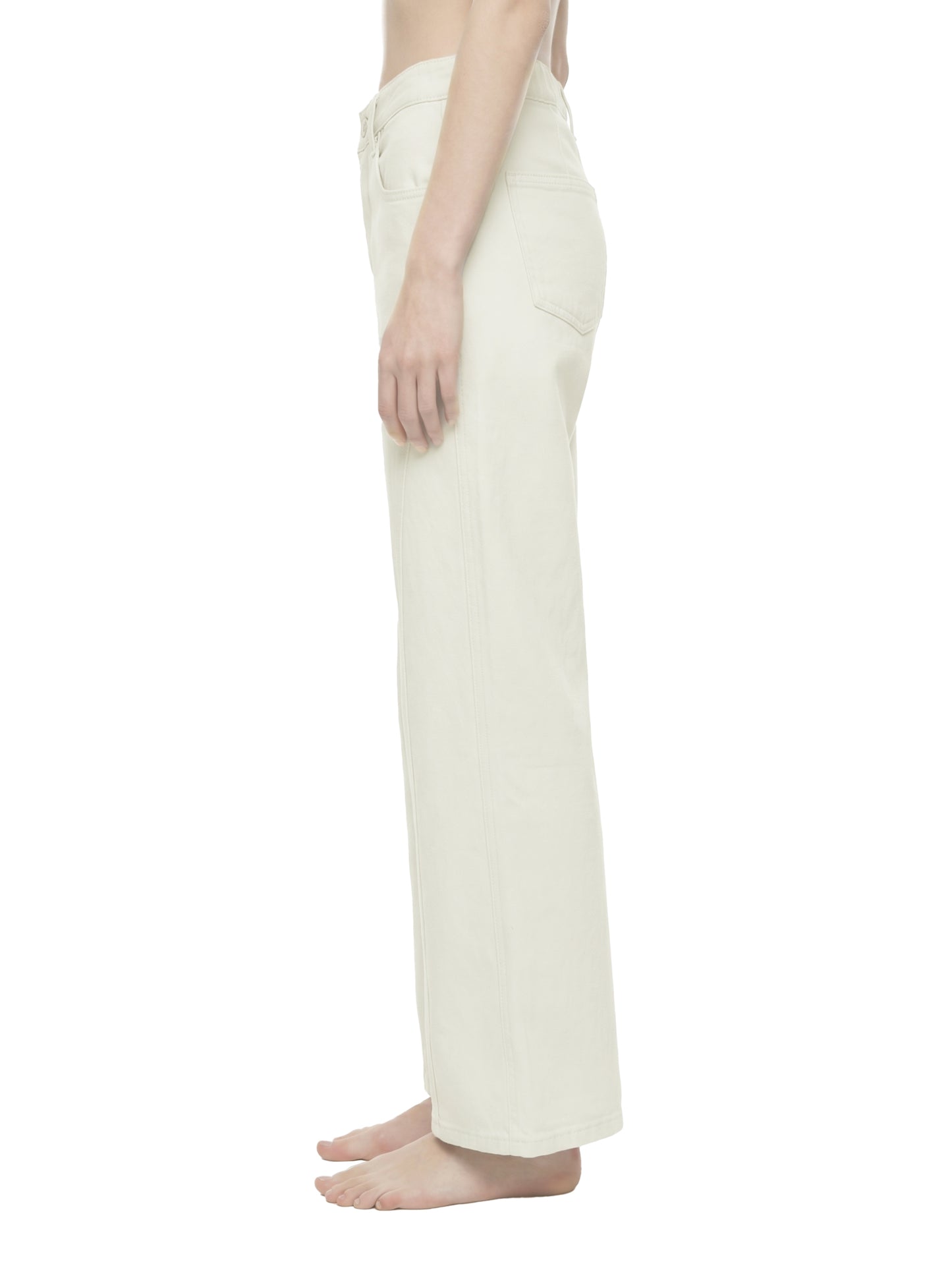 FLARED LEG JEANS - WHITE