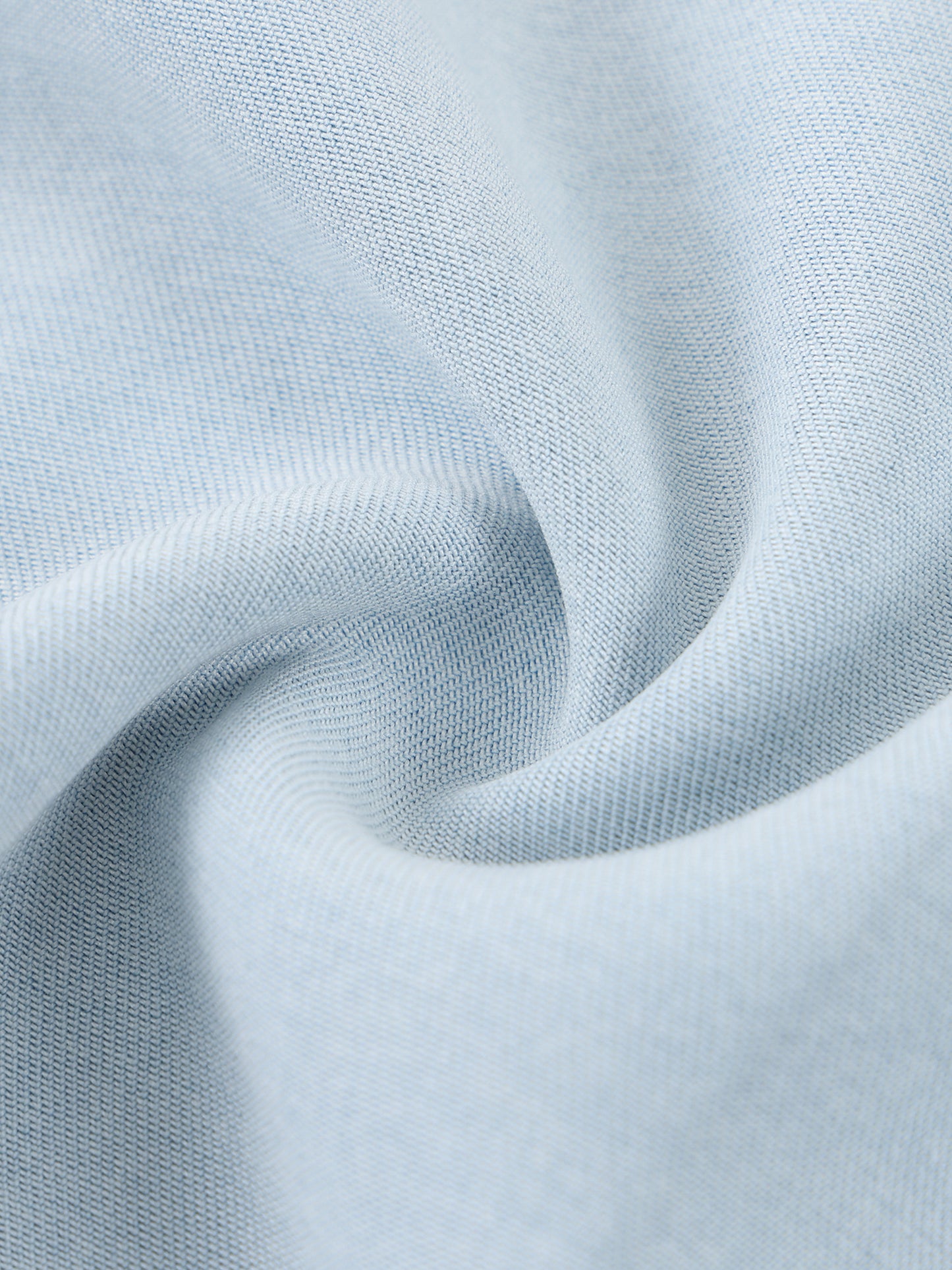 VINTAGE WASH DROP SHOULDER LYOCELL SHIRT - LIGHT BLUE