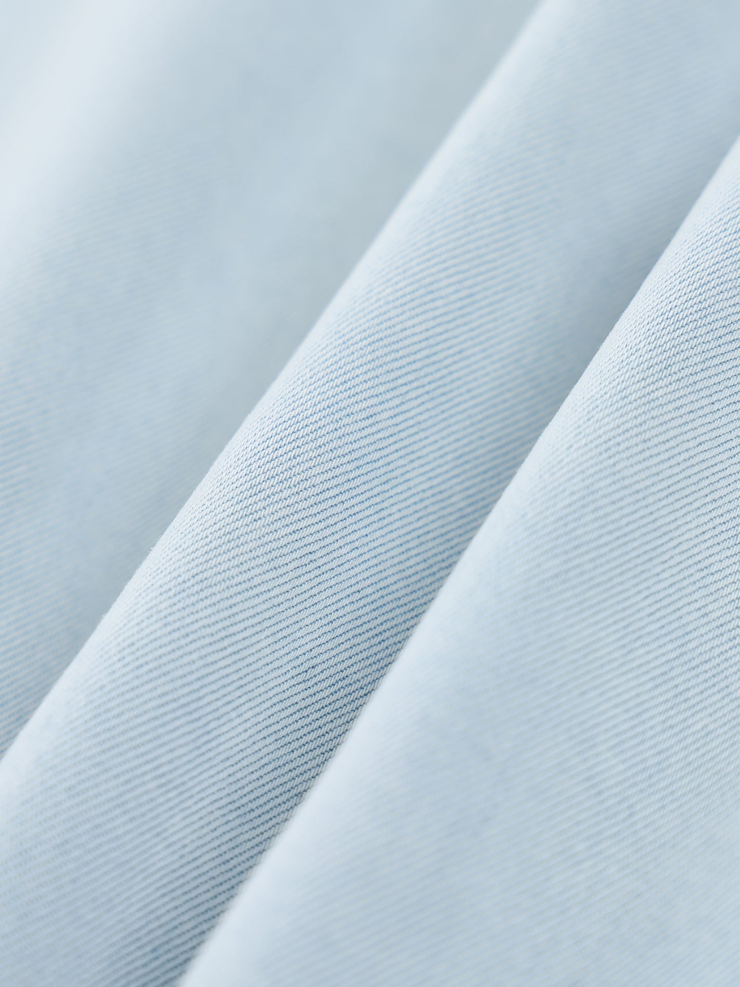 VINTAGE WASH DROP SHOULDER LYOCELL SHIRT - LIGHT BLUE