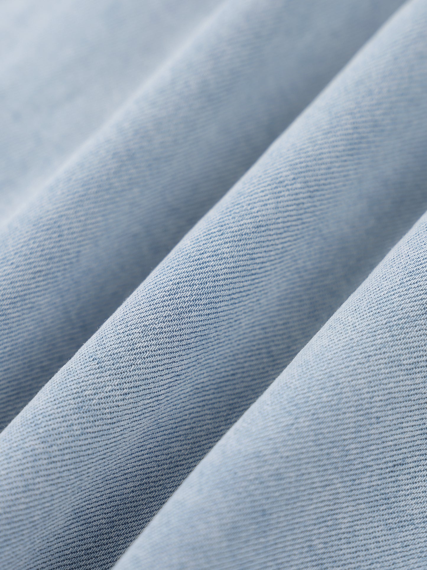 VINTAGE WASH BOXY CROPPED SHIRT - LIGHT BLUE