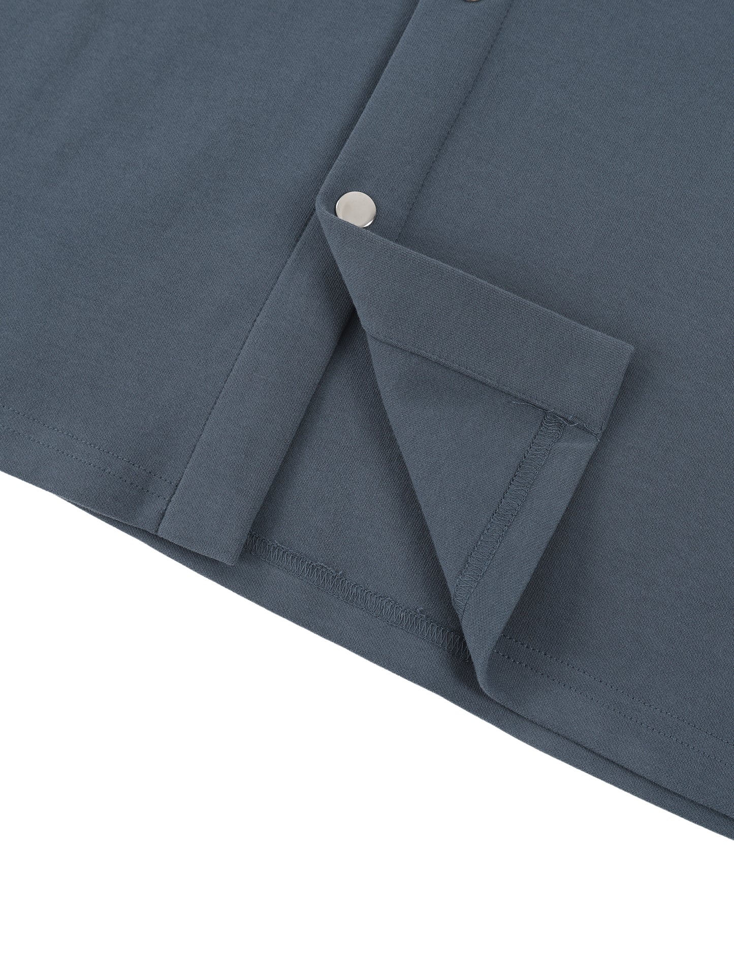 BOXY HEAVYWEIGHT BASEBALL JERSEY - NAVY BLUE