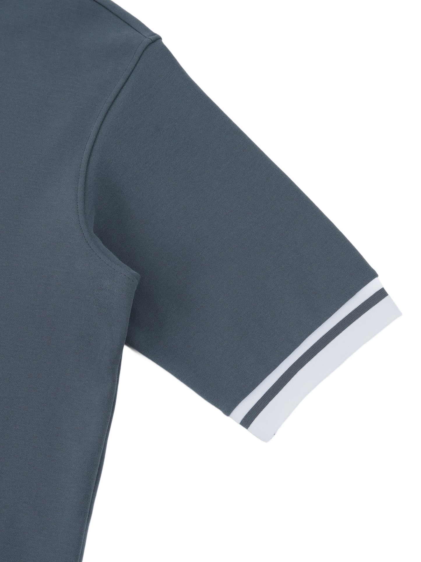 BOXY HEAVYWEIGHT BASEBALL JERSEY - NAVY BLUE