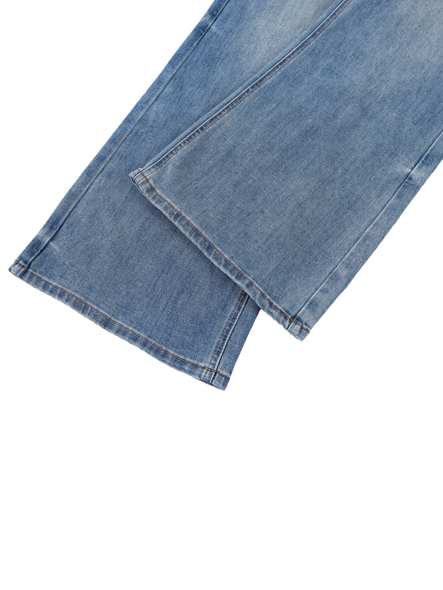 VINTAGE WASH WIDE LEG JEANS - JEANS BLUE