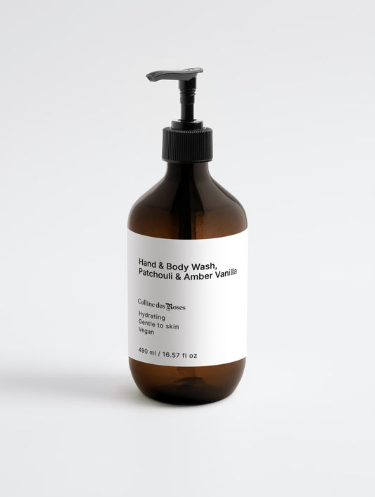 HAND & BODY WASH - PATCHOULI & AMBER VANILLA