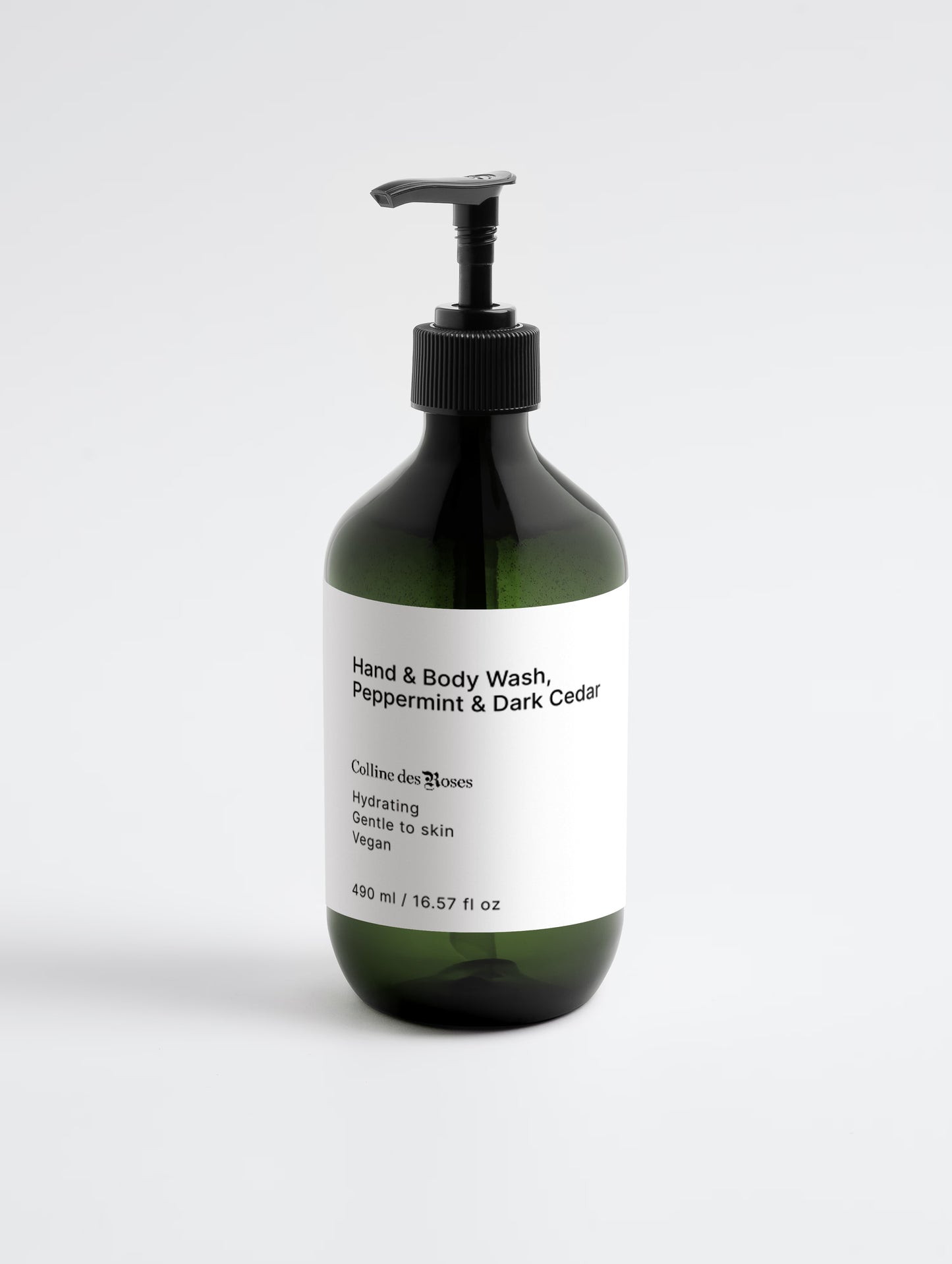 HAND & BODY WASH - PEPPERMINT & DARK CEDAR
